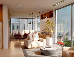 富豪的宽敞大套房Blend项目源文件