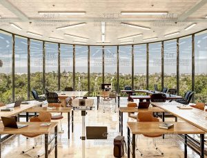 高级宽敞大型会议室Blend项目源文件