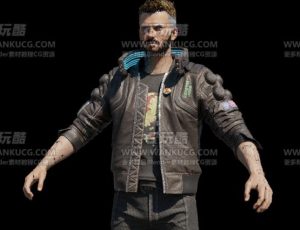 赛博朋克2077大卫Blend模型