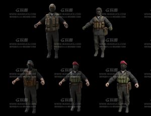 恐怖分子军团Blend模型