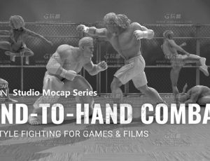 拳击打斗格斗动作动画包