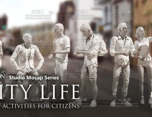 问路闲聊交谈动作动画包