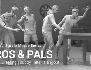 酒吧喝酒醉酒起哄动作动画包