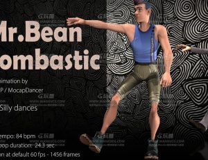 风格化卡通人物动作动画包