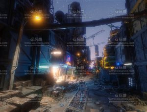 赛博朋克工厂Blend项目源文件