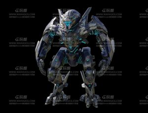 大力机器人1号Blend模型