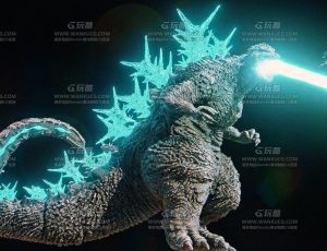 终焉哥斯拉Blend模型