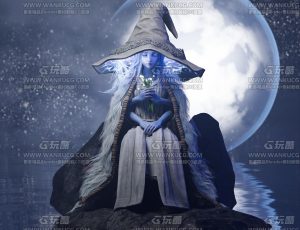 艾尔登法环公主月亮场景Blend项目源文件