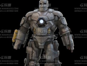 初代钢铁侠Blend模型