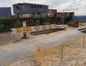 时尚酷炫工地Blend项目源文件