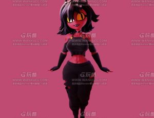 风格化女魔鬼Blend模型