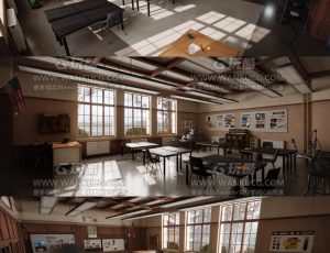 宽敞课堂实践室Blend项目源文件