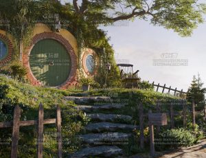 精灵大树屋场景Blend项目源文件