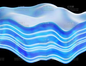 扭曲物体动画场景Blend项目源文件