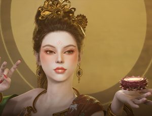 AI辅助制作高精度次世代角色《敦煌天女》全流程