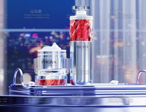 化妆品渲染场景Blend项目源文件