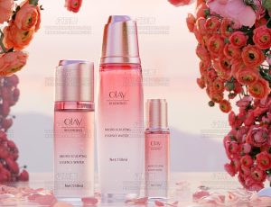 玫瑰花香水渲染场景Blend项目源文件