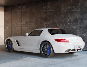 奔驰汽车渲染场景Blend项目源文件