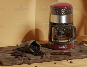 咖啡壶与巧克力场景Blend项目源文件