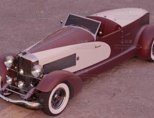 老式车Blend模型