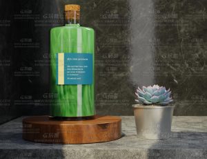 普通瓶子渲染场景Blend项目源文件