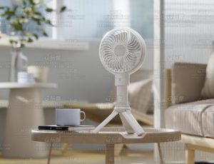 室内客厅迷你风扇场景Blend项目源文件