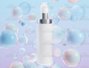 炫彩泡泡化妆品场景Blend项目源文件