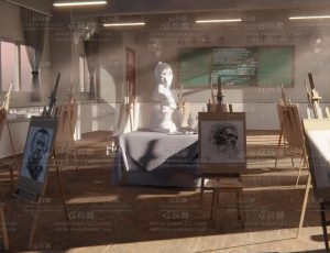 艺考生绘画教室Blend项目源文件