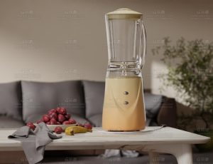 客厅榨汁机渲染场景Blend项目源文件