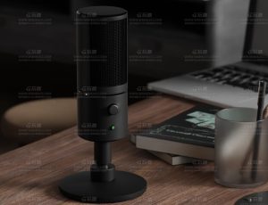 麦克风渲染场景Blend项目源文件