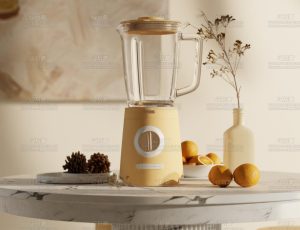 水果榨汁机场景Blend项目源文件