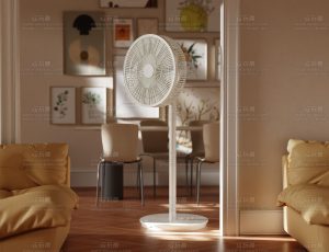 转向风扇渲染场景Blend项目源文件