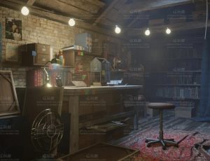 货物堆放室场景Blend项目源文件