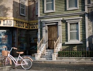 欧洲老街场景Blend项目源文件