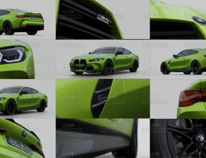 宝马车展示动画Blend项目源文件