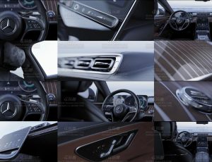 奔驰汽车展示动画Blend项目源文件