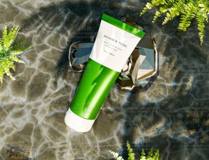 精华洗面奶渲染场景Blend项目源文件