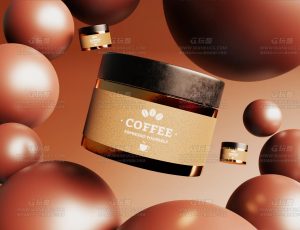 咖啡豆盒子渲染场景Blend项目源文件