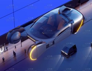 科技车展场景Blend项目源文件