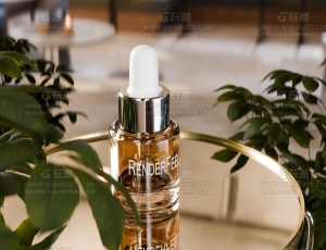 精华瓶渲染场景Blend项目源文件