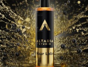 奢华保湿水渲染场景Blend项目源文件