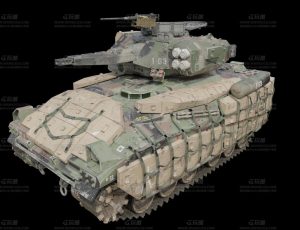 M2A4坦克Blend模型