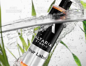 保湿水展示渲染场景Blend项目源文件