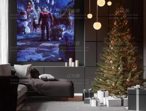 圣诞小屋渲染场景Blend项目源文件