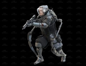 生化尖兵Blend模型