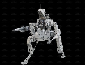 白色装甲Blend模型