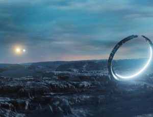 星际荒野遗迹时空门Blend项目源文件