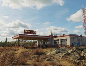 野外荒废加油站Blend项目源文件