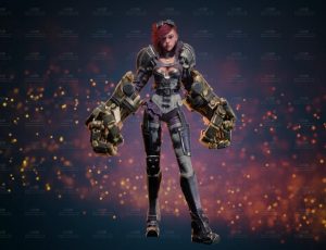 英雄联盟蔚Blend模型