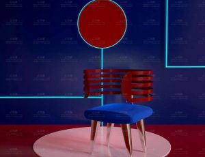 孟菲斯风格场景Blend项目源文件